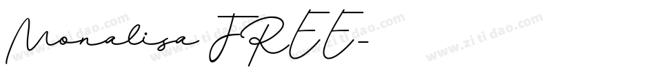 Monalisa FREE字体转换
